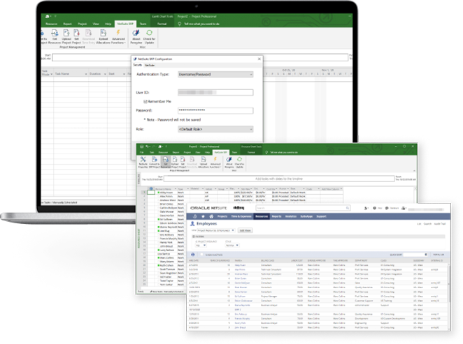 Configuration with Oracle NetSuite