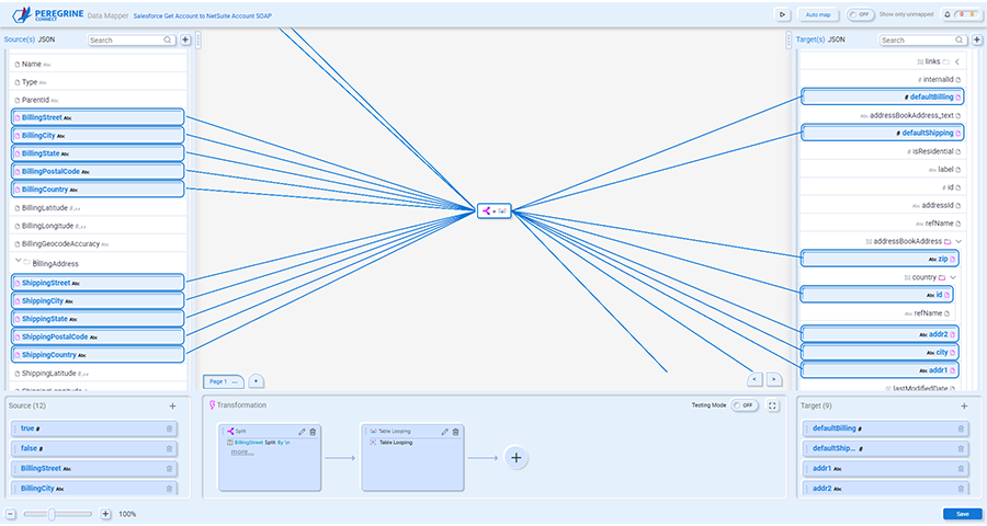 Data Mapper - Peregrine Connect